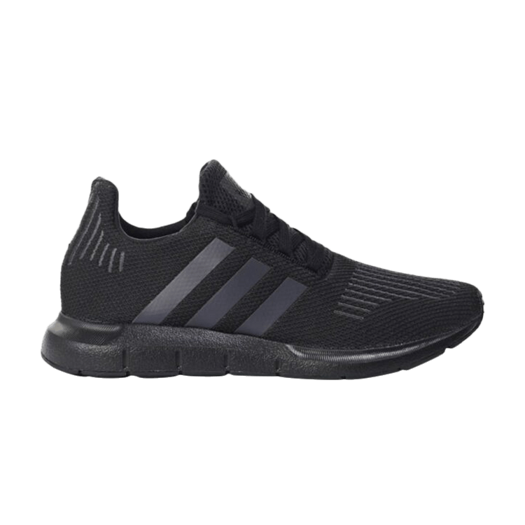Adidas Swift Run J 'Black' — Core Black/Utility Black/Core Black