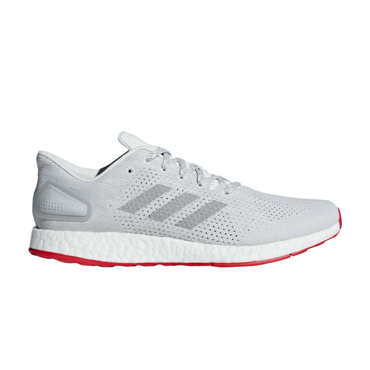 Adidas PureBoost DPR LTD 'Grey Shock Red' — Footwear White/Grey Two/Grey One