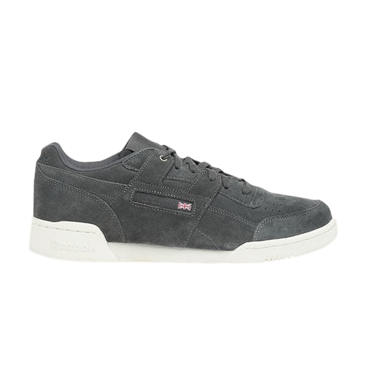 Montana Cans x Reebok Workout Plus 'Stealth' — Stealth/Chalk