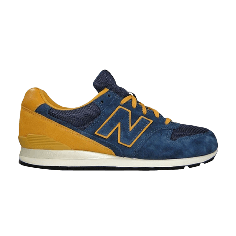 Stussy x mad HECTIC x Undefeated x New Balance 996 'Navy' — Navy/Gold