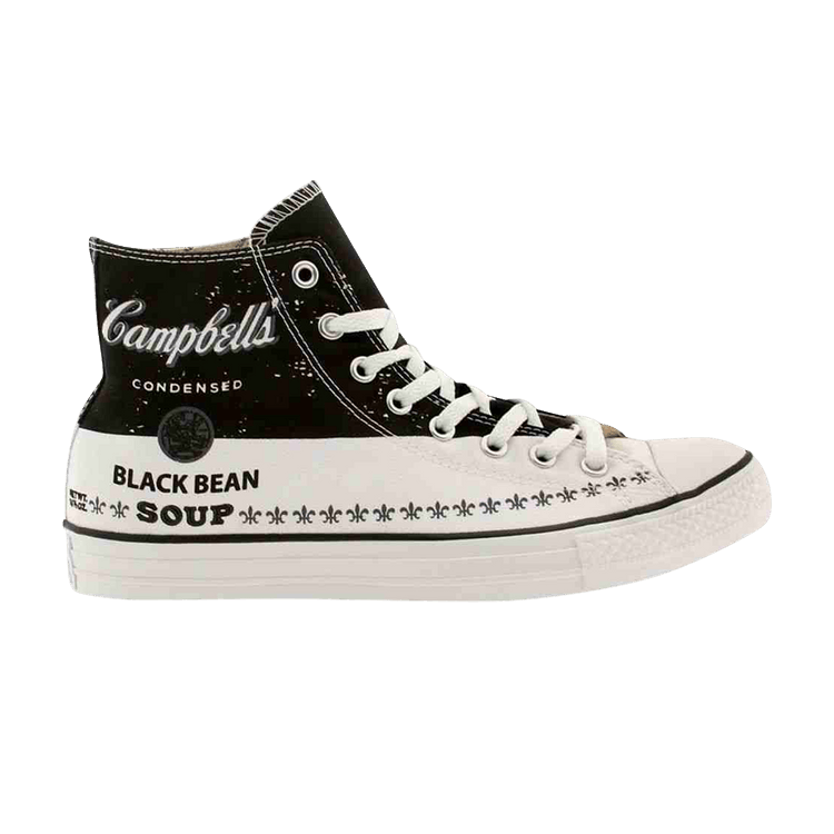 Andy Warhol x Converse Chuck Taylor All Star Hi 'Campbell's Soup' — black/white/mason