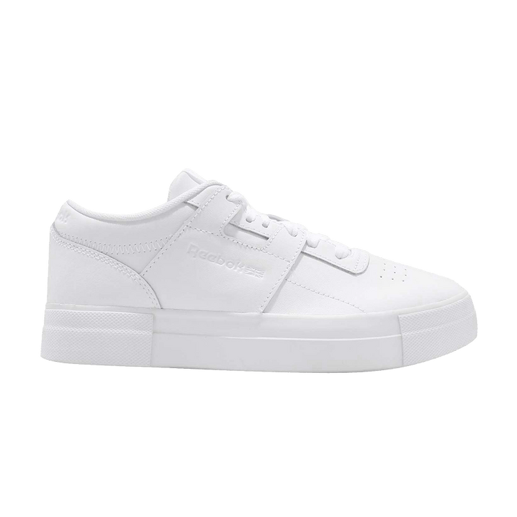 Reebok Wmns Workout LO FVS 'Basic White' — Basic White/Skull Grey