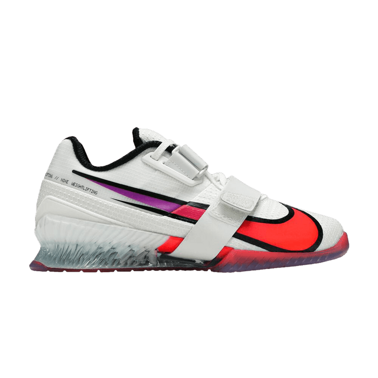 Nike Romaleos 4 SE 'Flash Crimson Aura' Sample — Pale Ivory/Flash Crimson/Spruce Aura/Hyper Violet