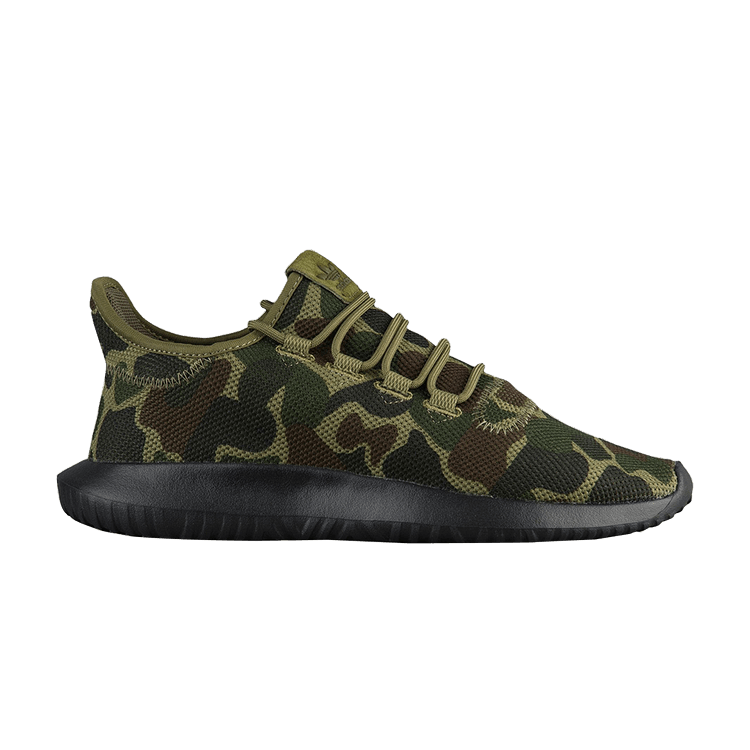Adidas Tubuluar Shadow Knit 'Camo' — Night Cargo/Night Cargo/Black