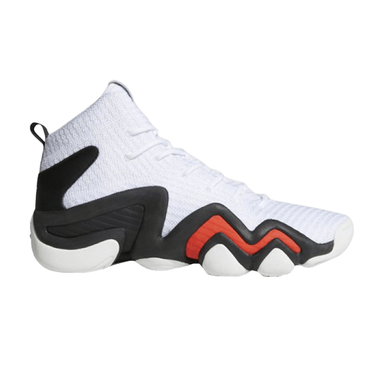 adidas Crazy 8 ADV Primeknit 'White Black Red' — Footwear White/Core Black/Hi-Res Red
