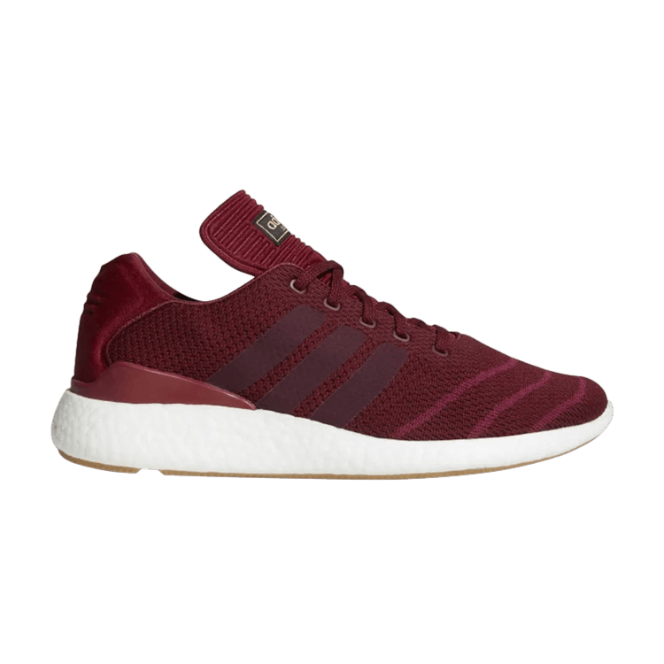 Adidas Busenitz Pureboost Primeknit 'Collegiate Burgundy' — Collegiate Burgundy/Mystery Ruby/Cloud White