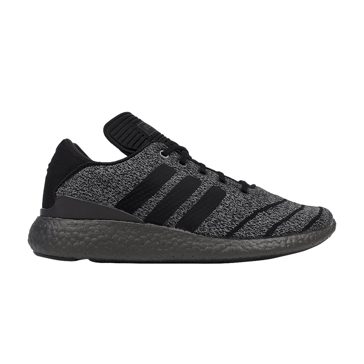 Adidas Busenitz PureBoost Primeknit — Charcoal Solid Grey/Core Black/Trace Grey Metallic