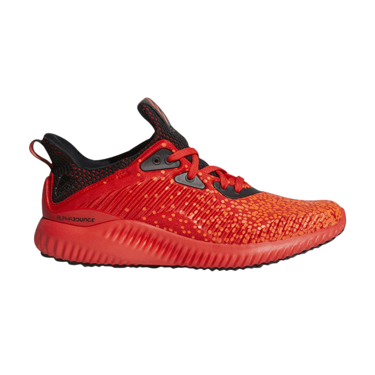 Adidas Alphabounce J 'Core Red' — Core Red/Black/Warning