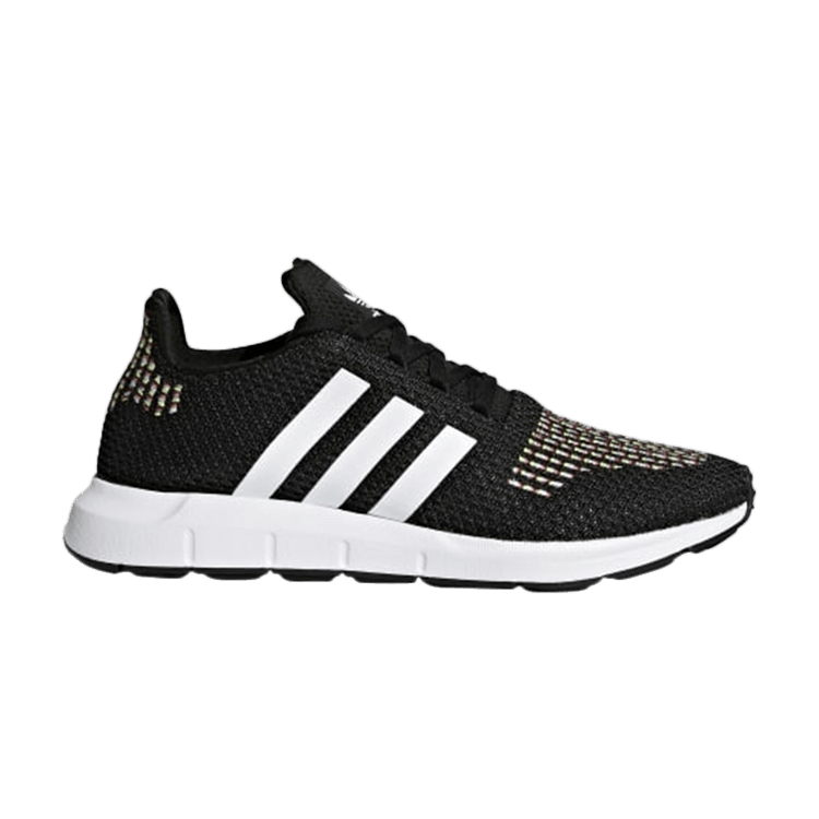 Adidas Wmns Swift Run 'Rainbow' — Core Black/White/Core Black