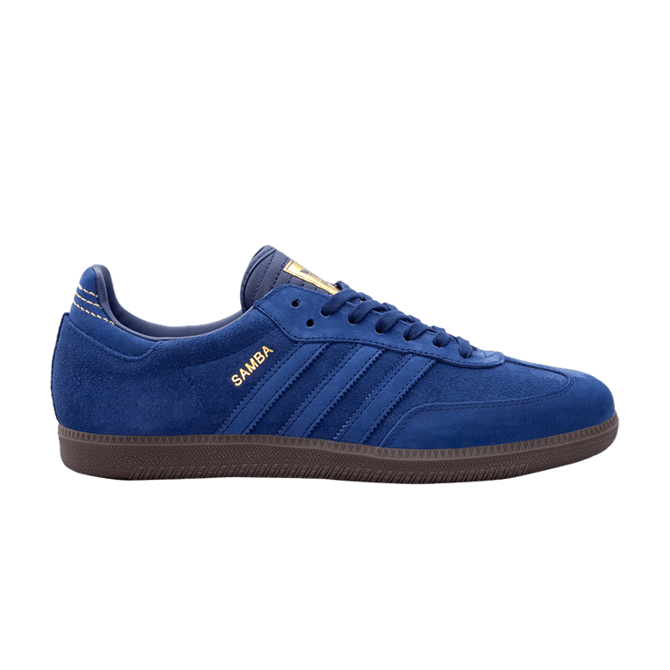 Adidas Samba FB 'Dark Blue Gum' — Dark Blue/Dark Blue/Gold Metallic