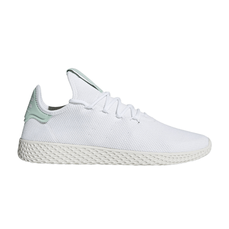 Pharrell Williams x adidas Tennis Hu 'Light Teal' — Cloud White/Cloud White/Chalk White
