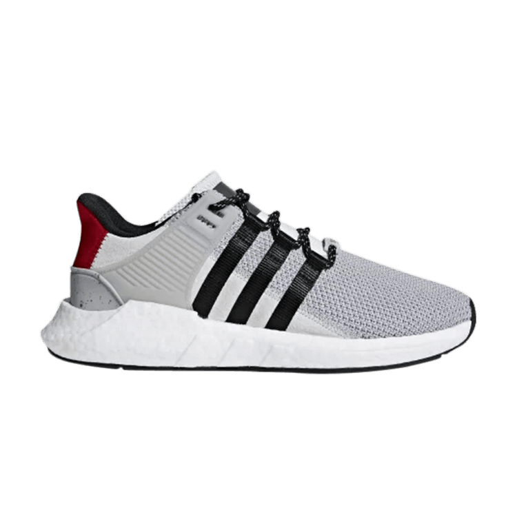 Adidas EQT Support 93/17 'Grey Black Scarlet' — Grey Two/Core Black/Scarlet