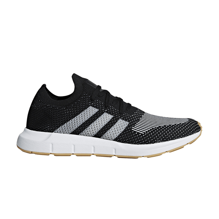 Adidas Swift Run Primeknit — Black/White