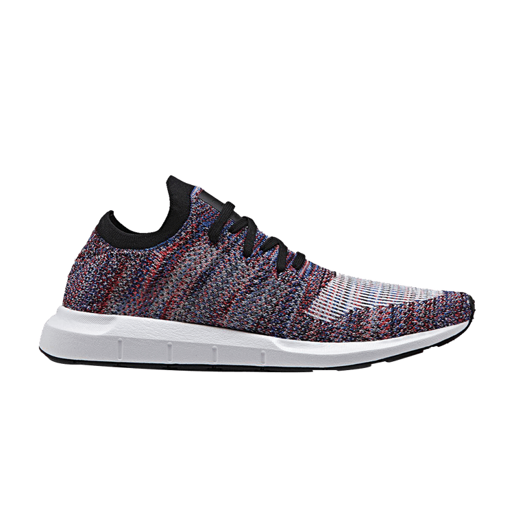 Adidas Swift Run Primeknit 'Multi-Color' — Hi-Res Red/Cloud White/Core Black