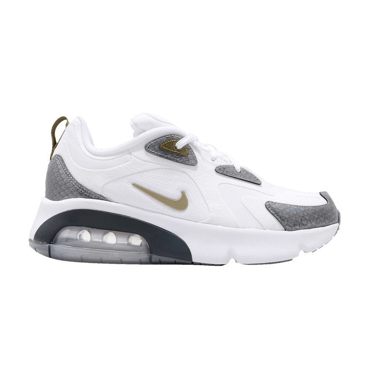 Nike Air Max 200 GS 'Baby Dragon' — White/Cool Grey/Anthracite/Metallic Gold