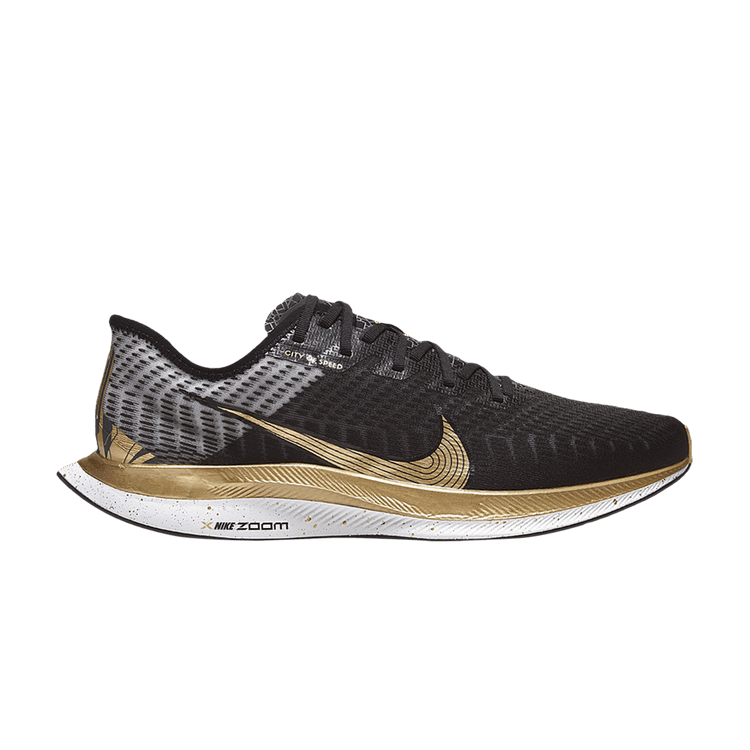 Nike Zoom Pegasus Turbo 2 'Shanghai City - Black Metallic Gold' — Black/Metallic Gold/White