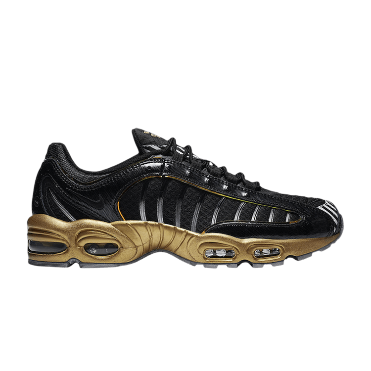 Nike Air Max Tailwind 4 SE 'Earth and Mars' — Black/Metallic Black/White/Metallic Gold