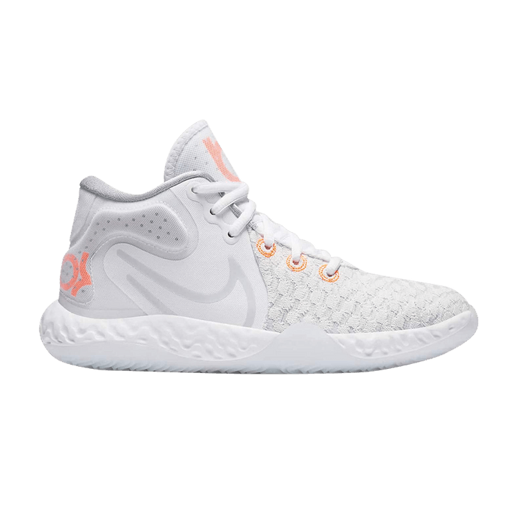 Nike KD Trey 5 VIII GS 'White Total Orange' — White/Total Orange/Wolf Grey/Pure Platinum