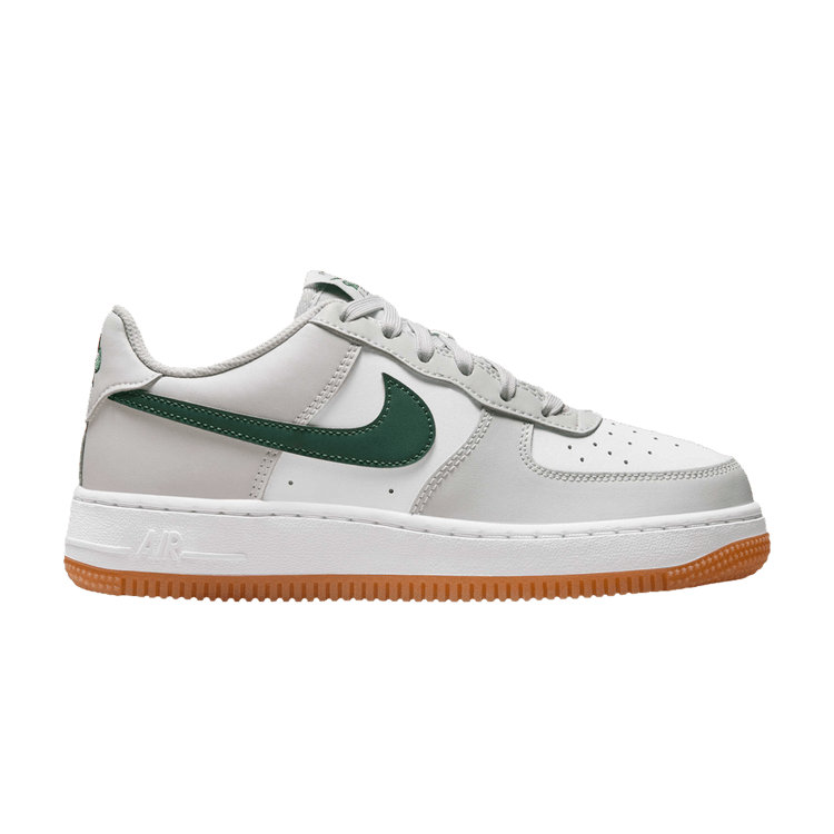 Nike Air Force 1 GS 'Photon Dust Fir' — Photon Dust/Fir/Gum Medium Brown/White