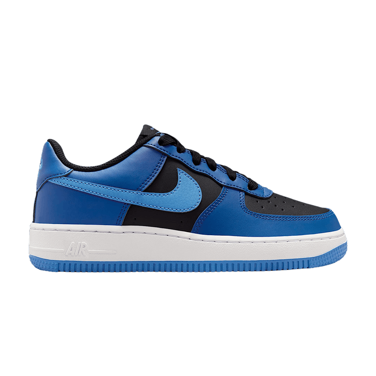 Nike Air Force 1 LV8 GS 'Black Court Blue' — Black/Court Blue/White/Dutch Blue