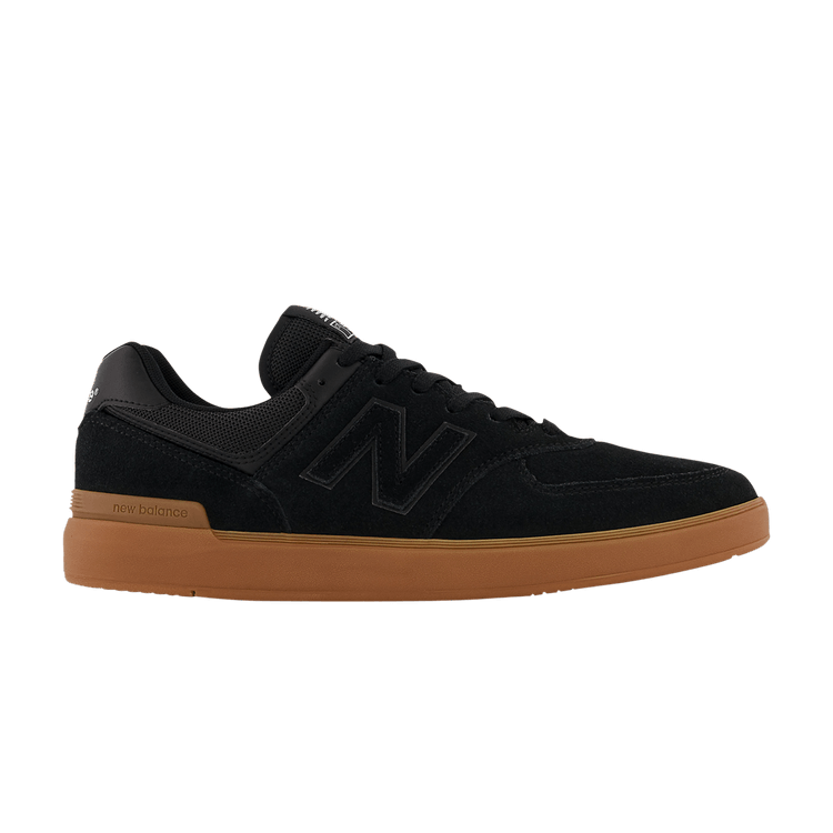 New Balance 574 Court 'Black Gum' — Black/Gum