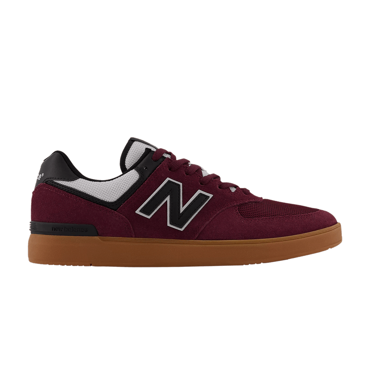 New Balance 574 Court 'Burgundy Gum' — Burgundy/Black