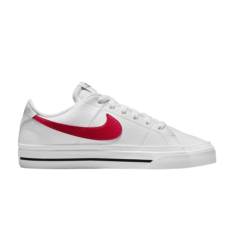 Nike Wmns Court Legacy 'White University Red' — White/Black/Team Orange/University Red