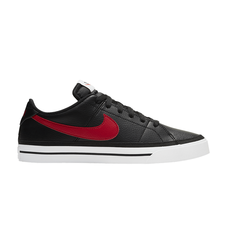 Nike Court Legacy 'Black University Red' — Black/White/University Red