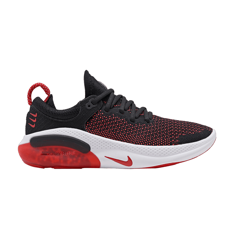 Nike Wmns Joyride Run Flyknit 'University Red' — Black/University Red/Metallic Silver