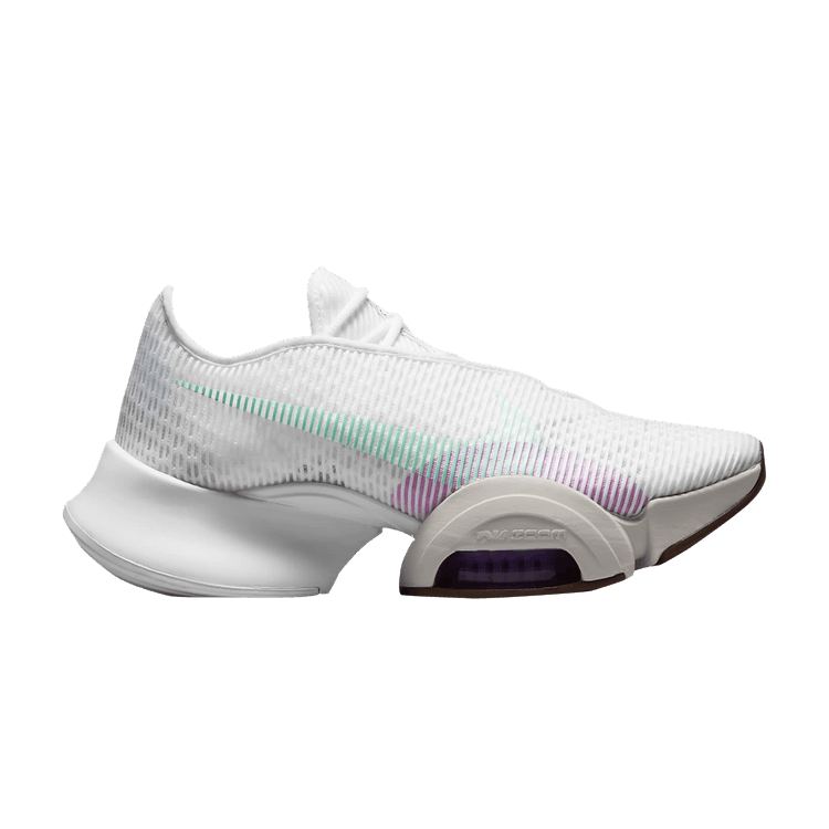 Nike Wmns Air Zoom SuperRep 2 'White Green Glow' — White/Bronze Eclipse/Violet Shock/Green Glow