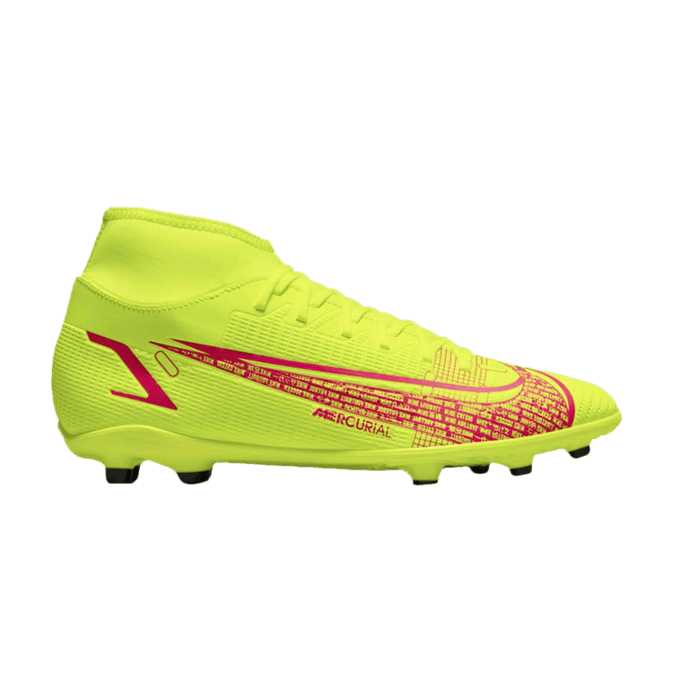 Nike Mercurial Superfly 8 Club MG 'Motivation Pack' — Volt/Bright Crimson/Black