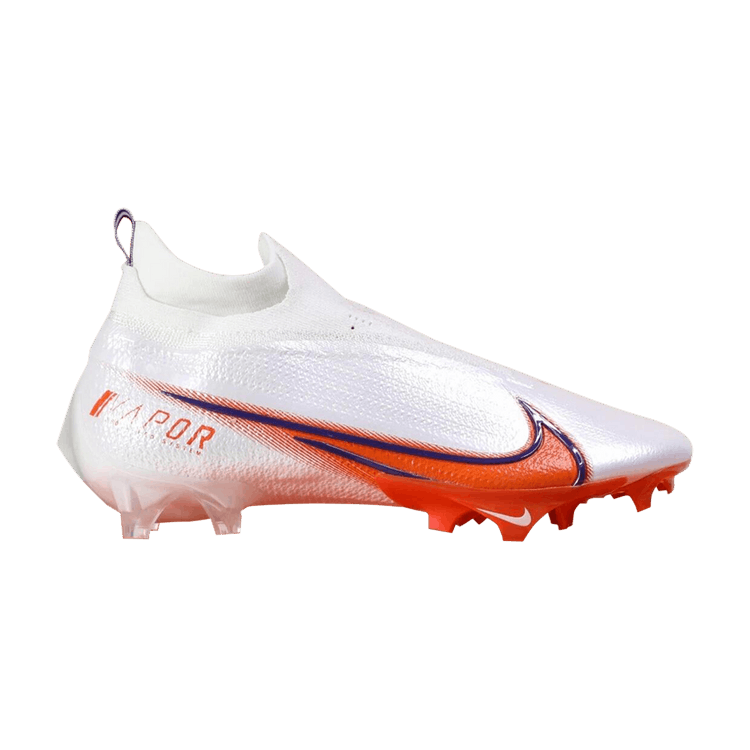 Nike Vapor Edge Elite 360 Flyknit 'Clemson Away' PE — White/University Orange