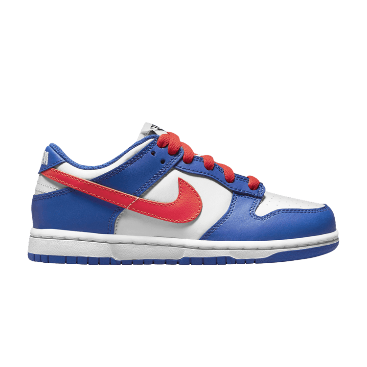 Nike Dunk Low PS 'Game Royal Crimson' — White/Game Royal/Black/Bright Crimson