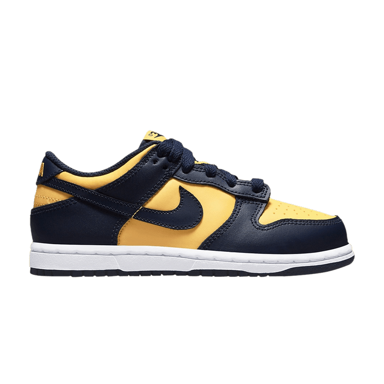 Nike Dunk Low PS 'Michigan' 2021 — Varsity Maize/Midnight Navy/White