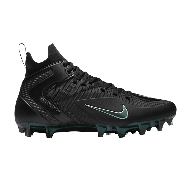 Nike Alpha Huarache 8 Elite 'Black Metallic Silver' — Black/Metallic Silver/Dark Grey/Black