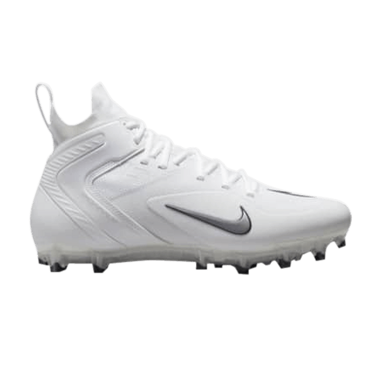 Nike Alpha Huarache 8 Elite 'White College Navy' — White/College Navy/Lagoon Pulse/Metallic Silver