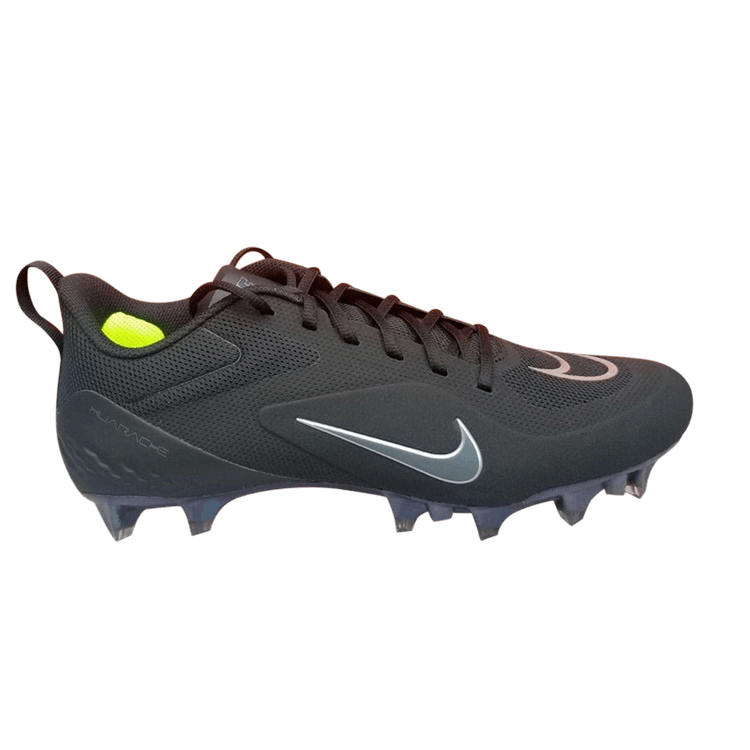 Nike Alpha Huarache 8 Pro LAX 'Black Metallic Silver' — Black/Black/Metallic Silver
