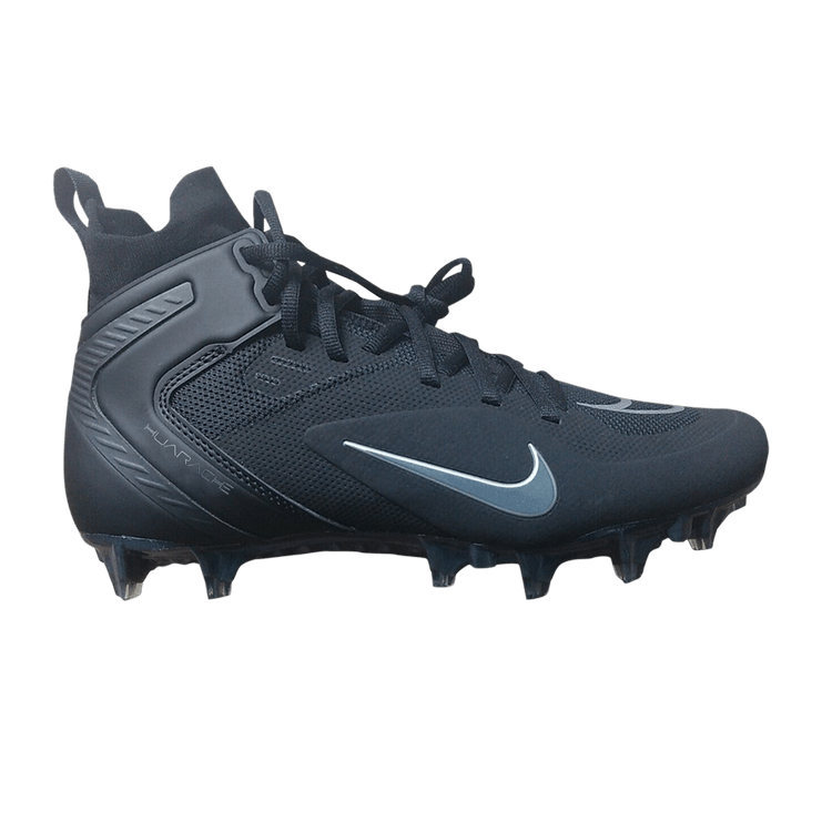 Nike Alpha Huarache 8 Elite LAX 'Black Metallic Silver' — Black Metallic Silver