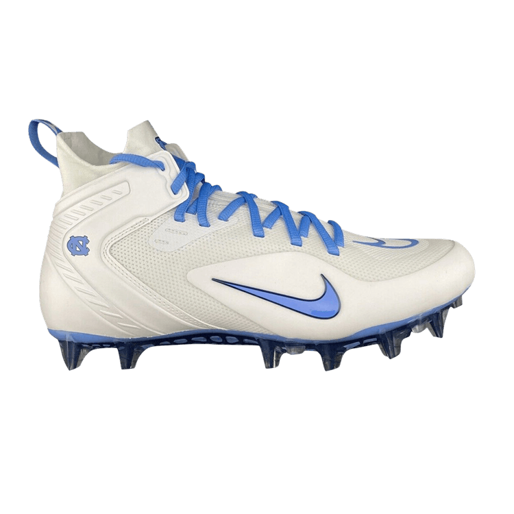 Nike Alpha Huarache 8 Elite LAX 'UNC' PE — White/Valor Blue/College Navy
