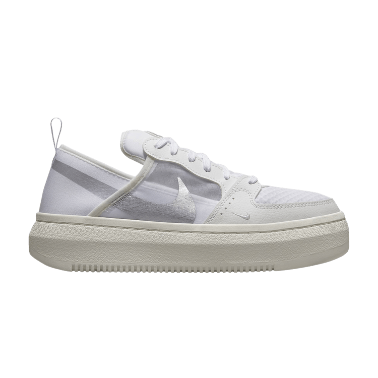 Nike Wmns Court Vision Alta 'White Metallic Silver' — White/Metallic Silver/Sail