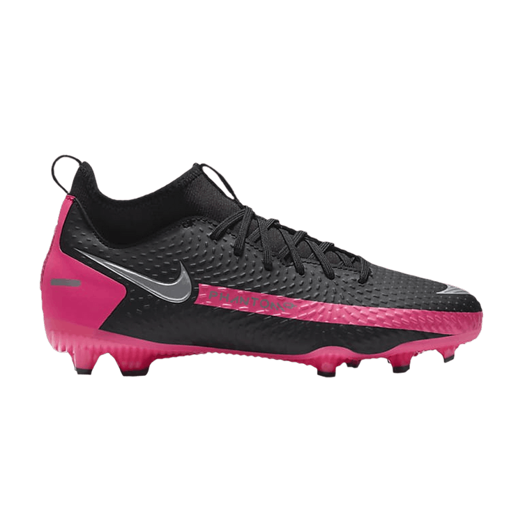 Nike Phantom GT Academy DF MG GS 'Black Pink Blast' — Black/Pink Blast/Metallic Silver