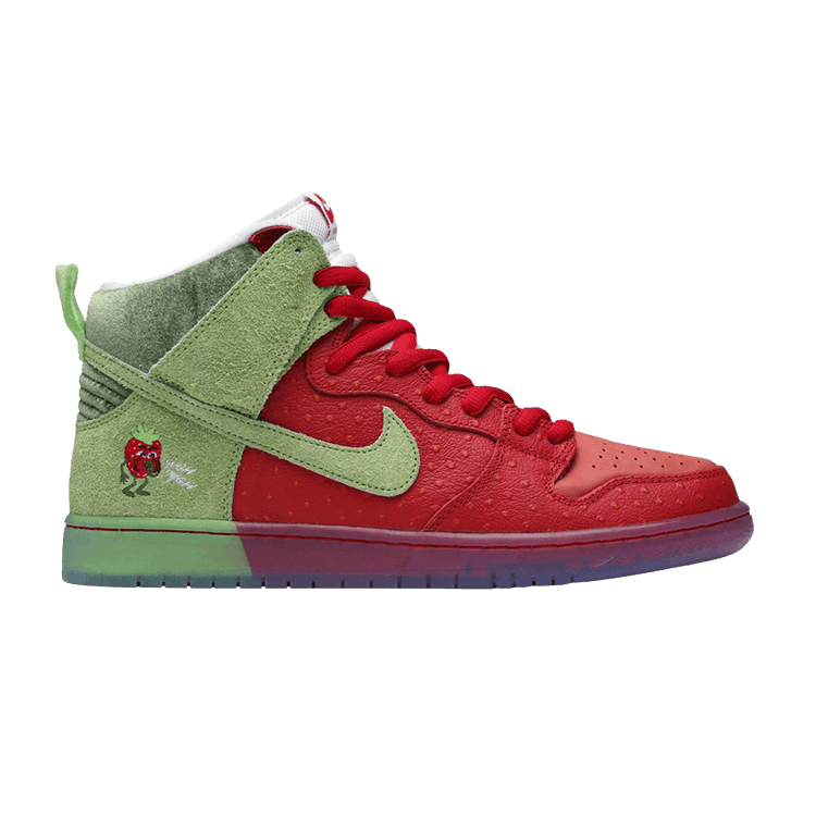Nike Dunk High SB 'Strawberry Cough' Special Box — University Red/Spinach Green/Magic Ember