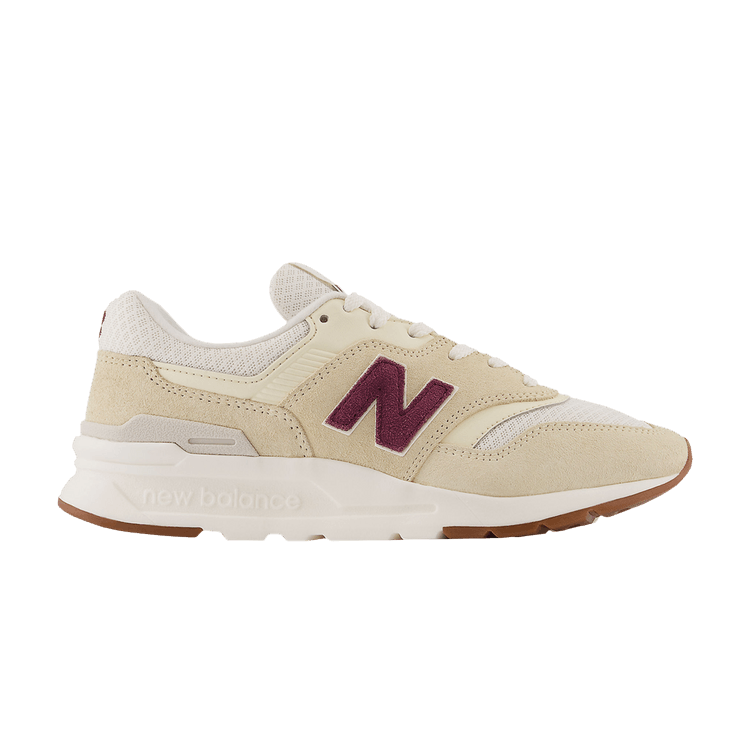New Balance Wmns 997H 'Macadamia Nut Burgundy' — Macadamia Nut/Sea Salt