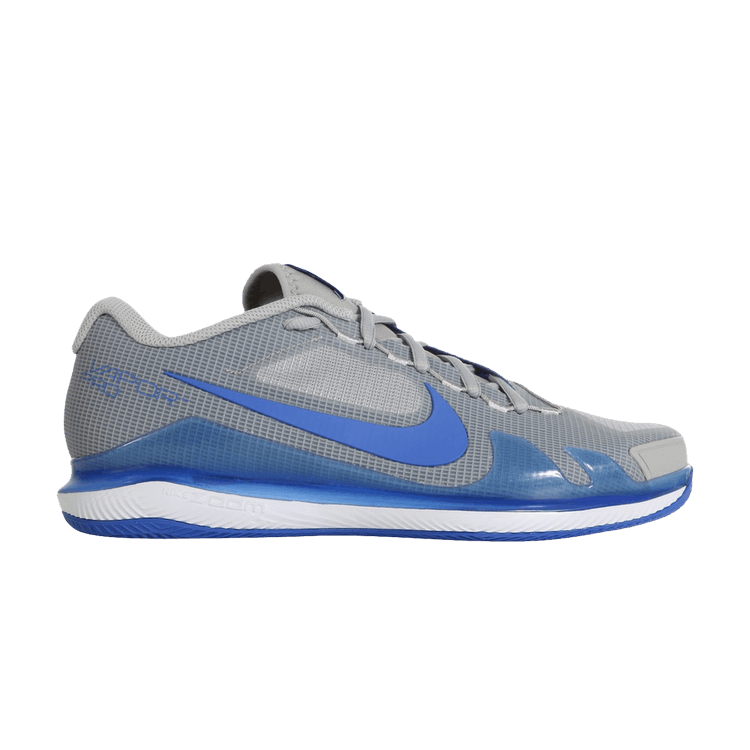 NikeCourt Air Zoom Vapor Pro Clay 'Light Smoke Grey Hyper Royal' — Light Smoke Grey/Hyper Royal/White