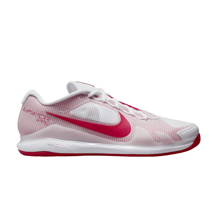 NikeCourt Air Zoom Vapor Pro Clay 'White University Red' — White/University Red