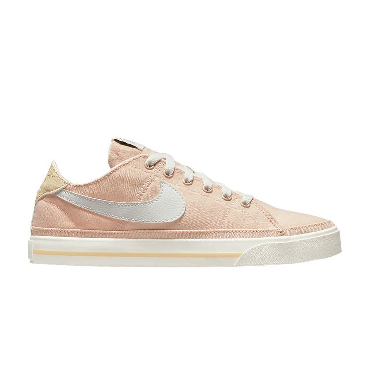 Nike Wmns Court Legacy Canvas 'Arctic Orange Sail' — Arctic Orange/White Onyx/Black/Sail