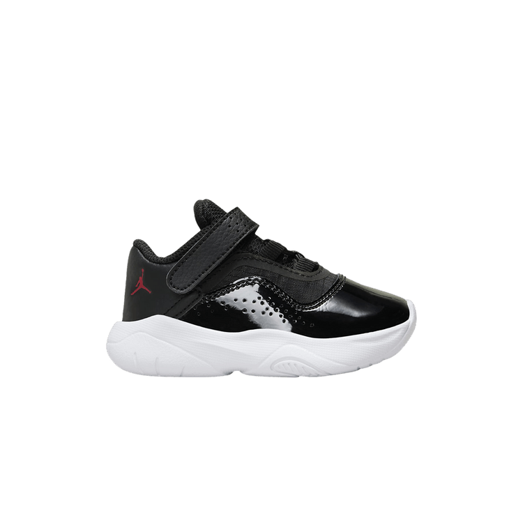 Air Jordan 11 CMFT Low TD 'Black White' — Black/White/Varsity Red