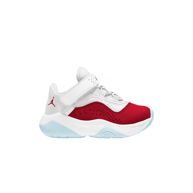 Air Jordan 11 CMFT Low TD 'White Gym Red' — White/Black/Gym Red