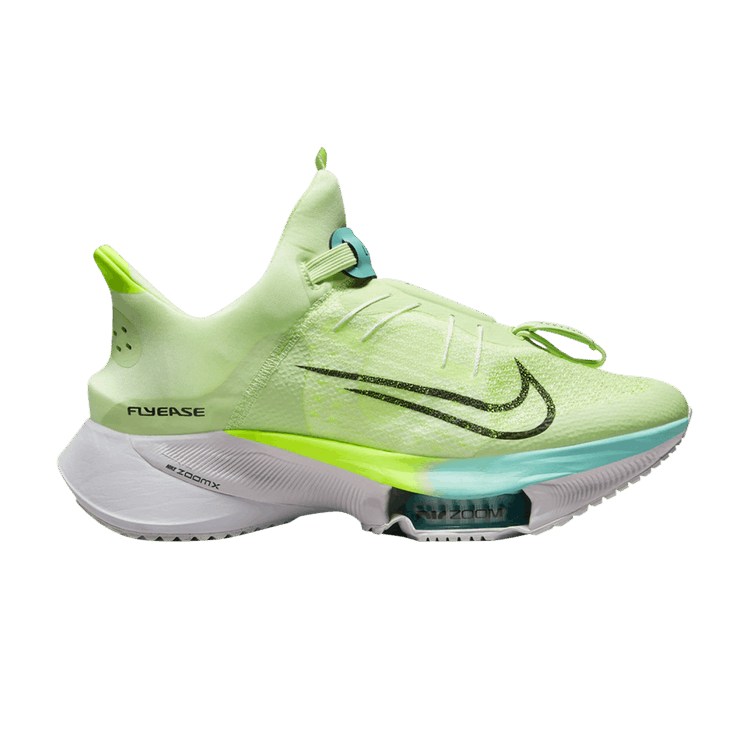 Nike Wmns Air Zoom Tempo NEXT% FlyEase 'Barely Volt' — Barely Volt/Black/Dynamic Turquoise