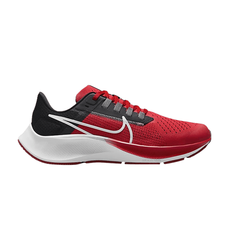 Nike Air Zoom Pegasus 38 GS 'University Red' — University Red/Black/Dark Smoke Grey/White